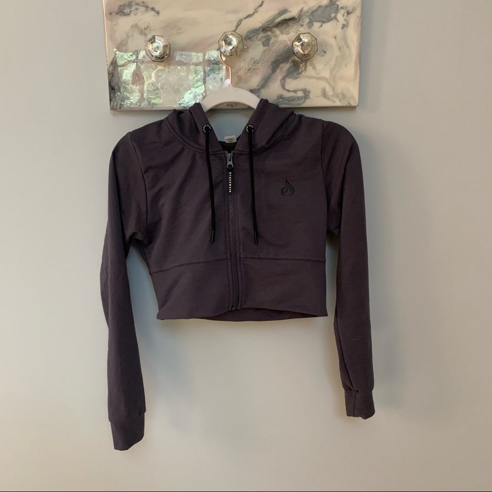 Ryderwear Crop Zip Up Hoodie